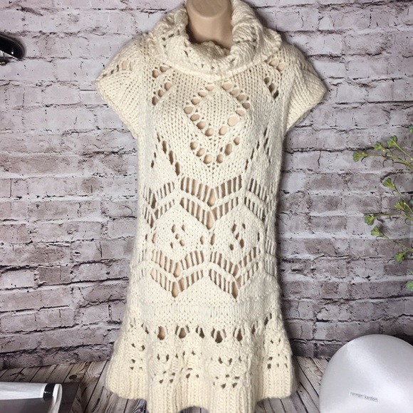 Alpaca wool blend sweater dress M - Picture 4 of 8